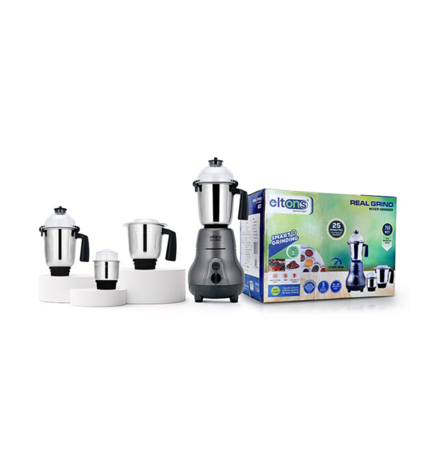 Real Grind Mixer Grinder 750W with 3 Jars